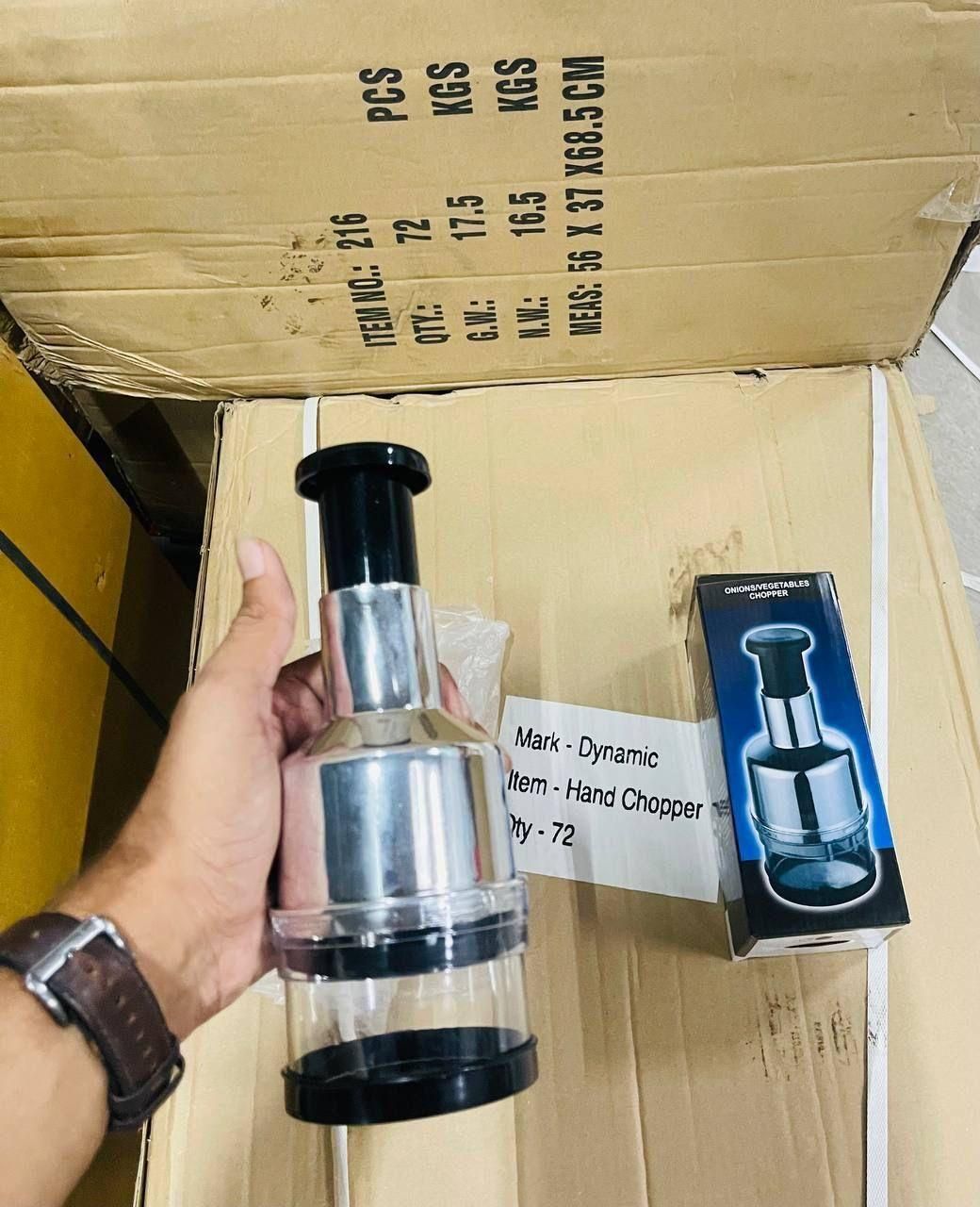 Stainless Steel Hand Food Chopper Garlic Press