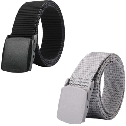Unisex Canvas Belt Pack Of 2
