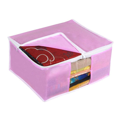 Saree Cover - Solid Non Woven Saree Cover for Wardrobe (Pack of 6)