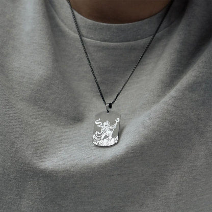 Protector Hanuman Godform Pendant with Chain