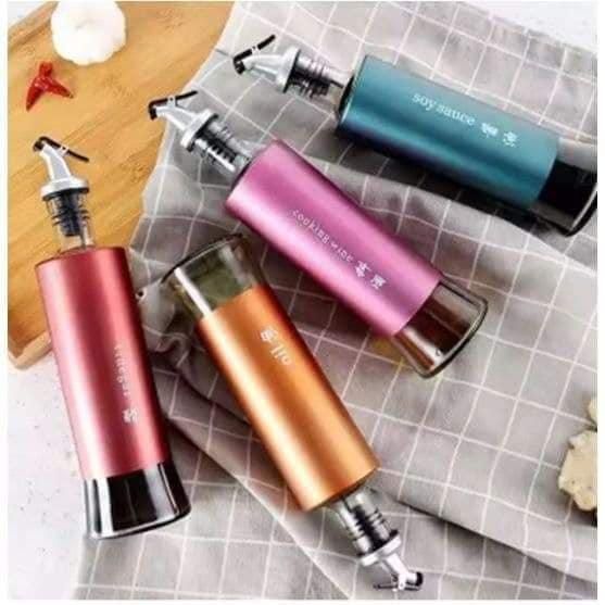 Oil Dispenser Bottle Automatic Opening and Closing Oil Pot