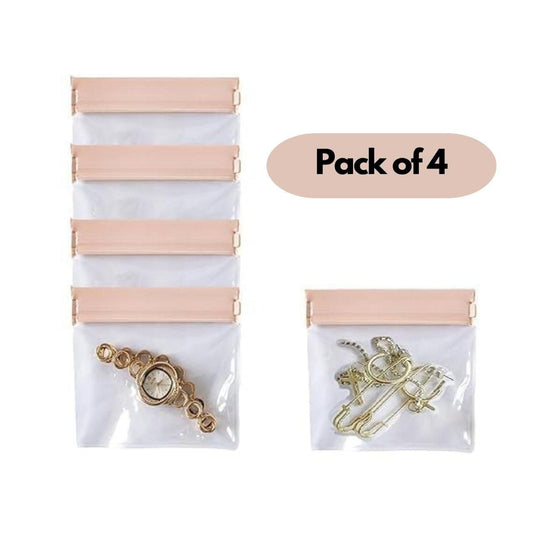 Anti Tarnish Jewellery Bags Pack of 4